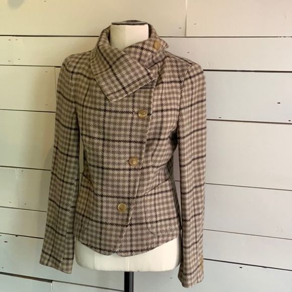 MaxMara Jackets & Blazers - MaxMara Houndstooth Jacket